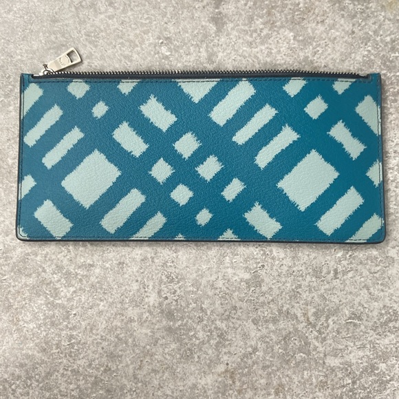 Coach Blue Geometric Clutch NWOT - Picture 2 of 5